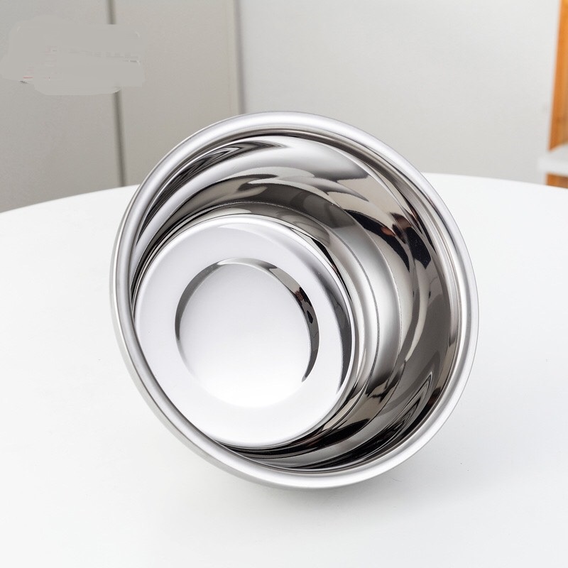 Bộ thau inox 5 món cao cấp đa năng (Size 14-16-20-22-24cm)