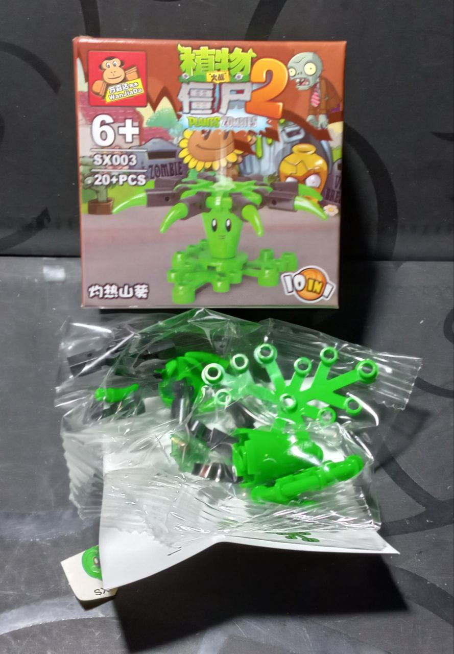Lego xếp hình plant & zombie, bộ lego 10in1, đồ chơi giáo dục lego mini cho bé 07038
