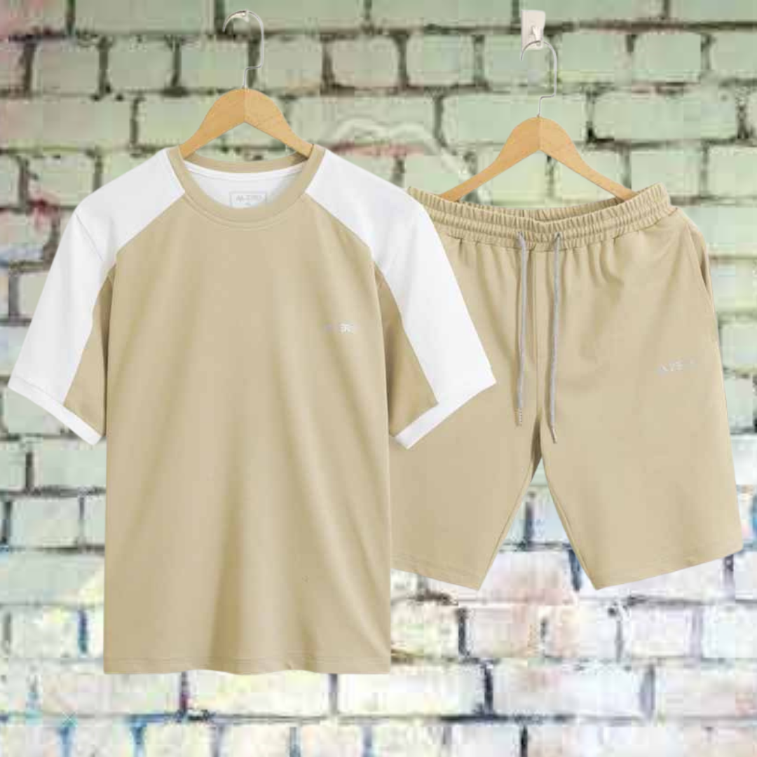 Bộ Đồ Thể Thao Thường Ngày Cho Nam Áo Thun Tay Ngắn Mùa Hè Mẫu Mới Quần Short Phối Đẹp MZERO - g9_shop