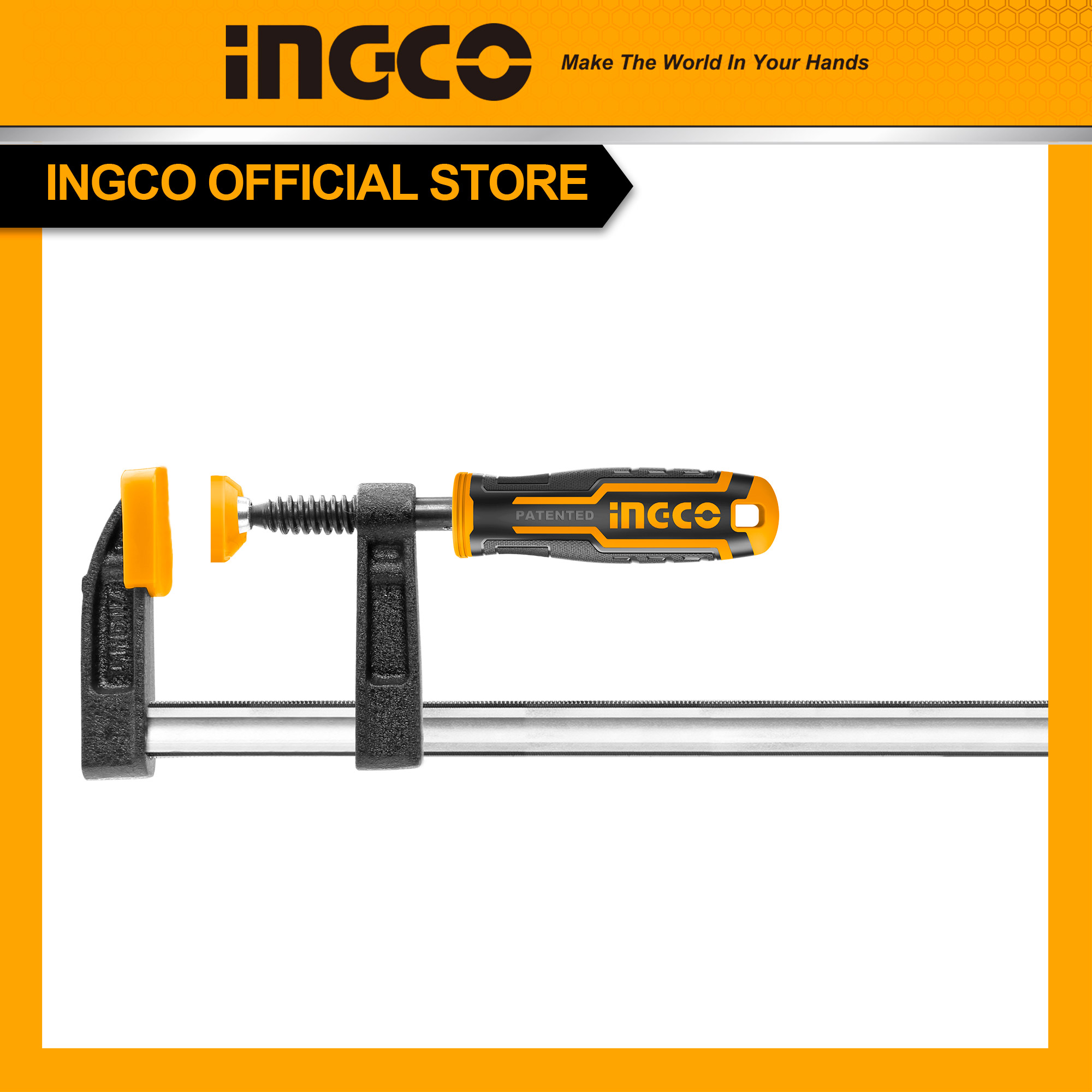 Kẹp gỗ chữ f ingco hfc020501/hfc020503/hfc020802