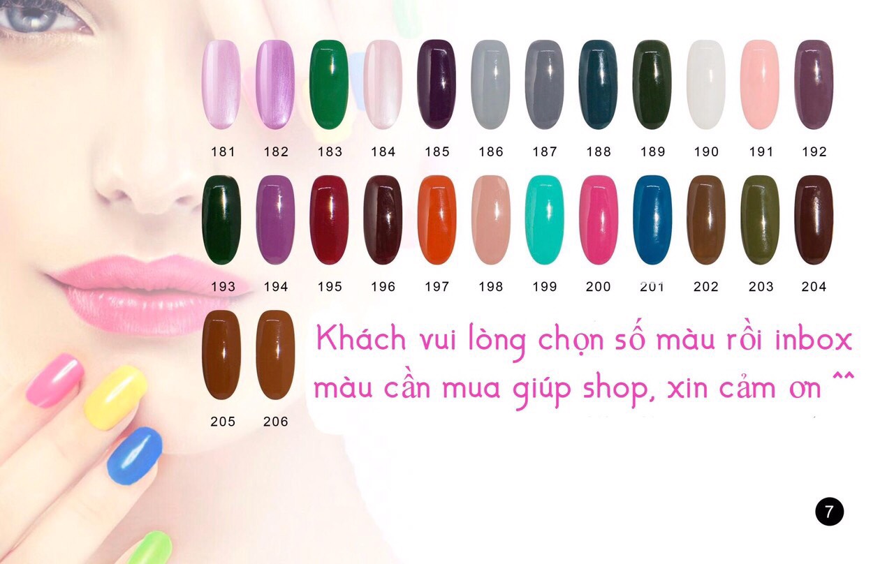 306 màu ( inbox chọn màu ) Sơn móng tay Ladydream 12ml