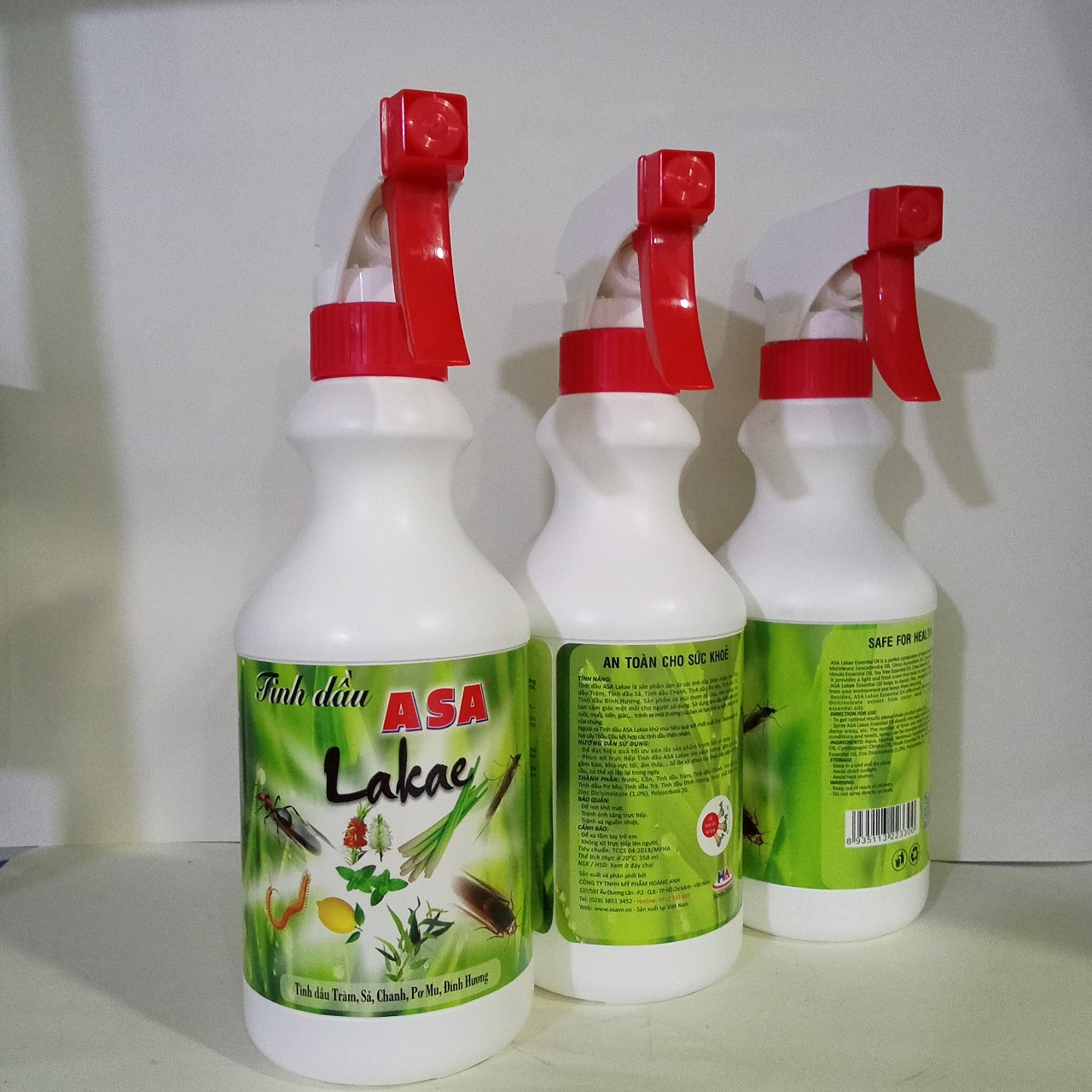 Tinh dầu xua đuổi muỗi - Chai xịt  350 ml