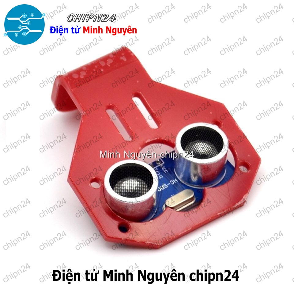 [1 cái] (B40) Gá cảm biến siêu âm HC-SR04 SRF05 màu Đỏ - HH003676