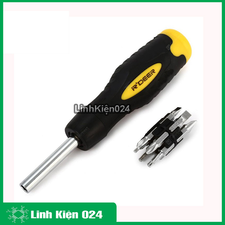 Tô vít đa năng R'DEER RT-1613 Tặng 12 đầu vặn vít