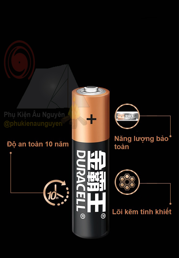 Pin kiềm Akaline AA 1.5V LR6 - Pin số 5 (Combo 4 viên)