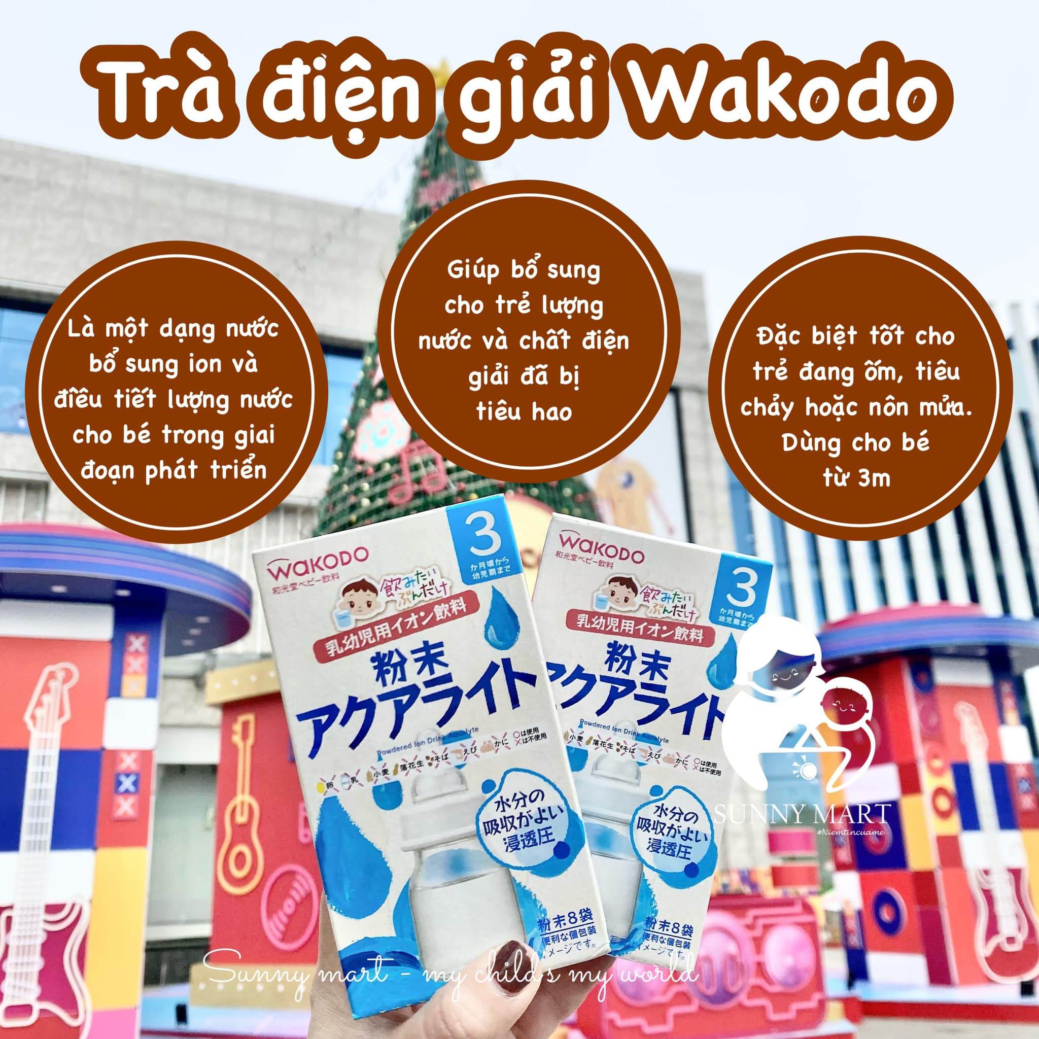 Trà wakodo Nhật Bản cho bé đủ vị