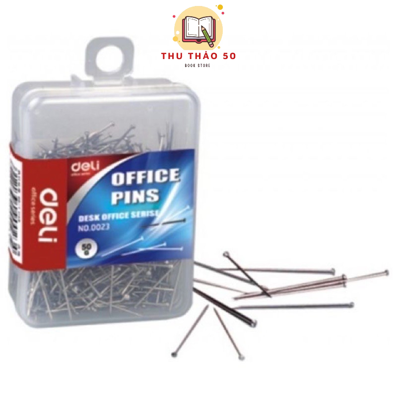 Đinh ghim giấy Deli, đinh bắn ghim