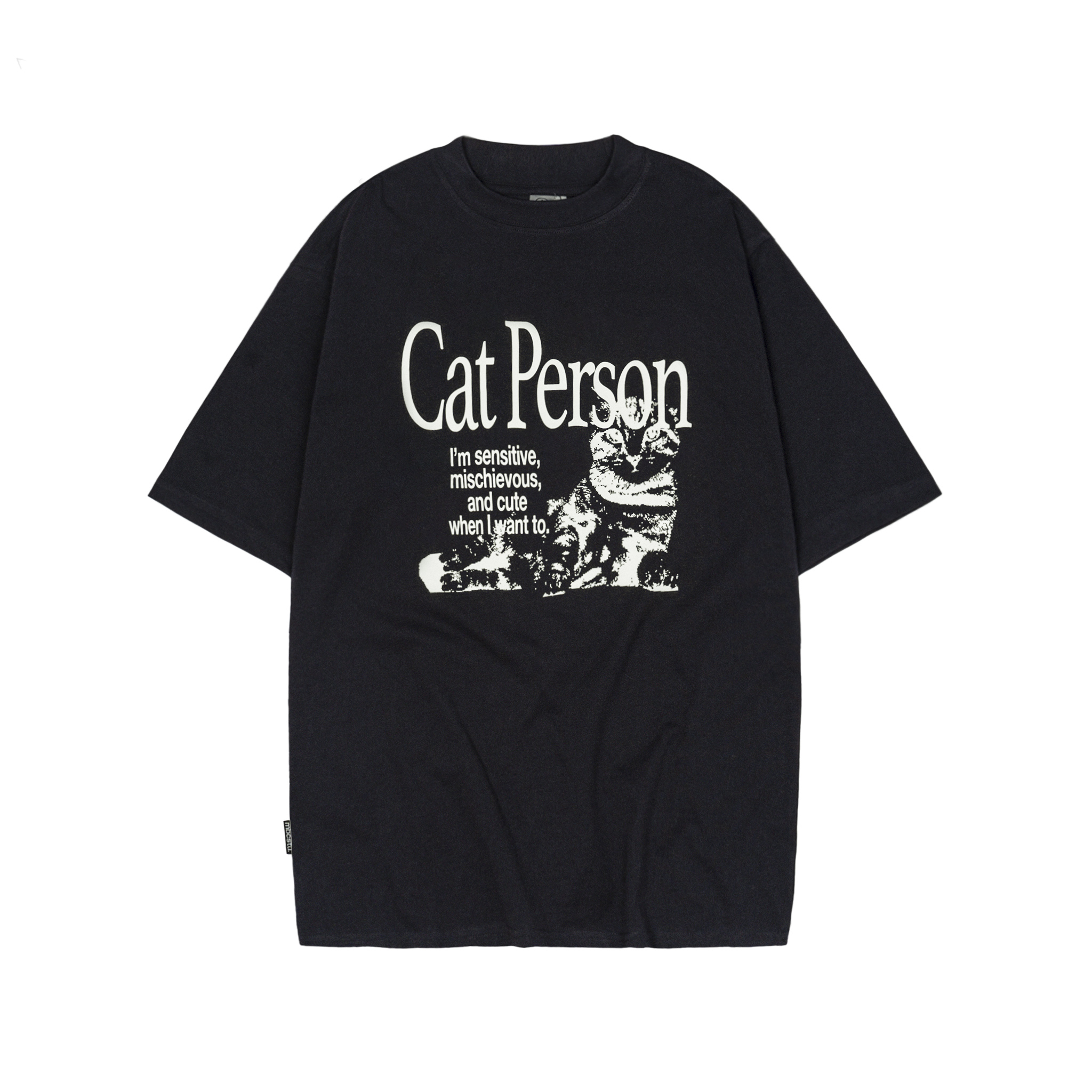 Áo Thun Cổ Tròn MBC Cat Person