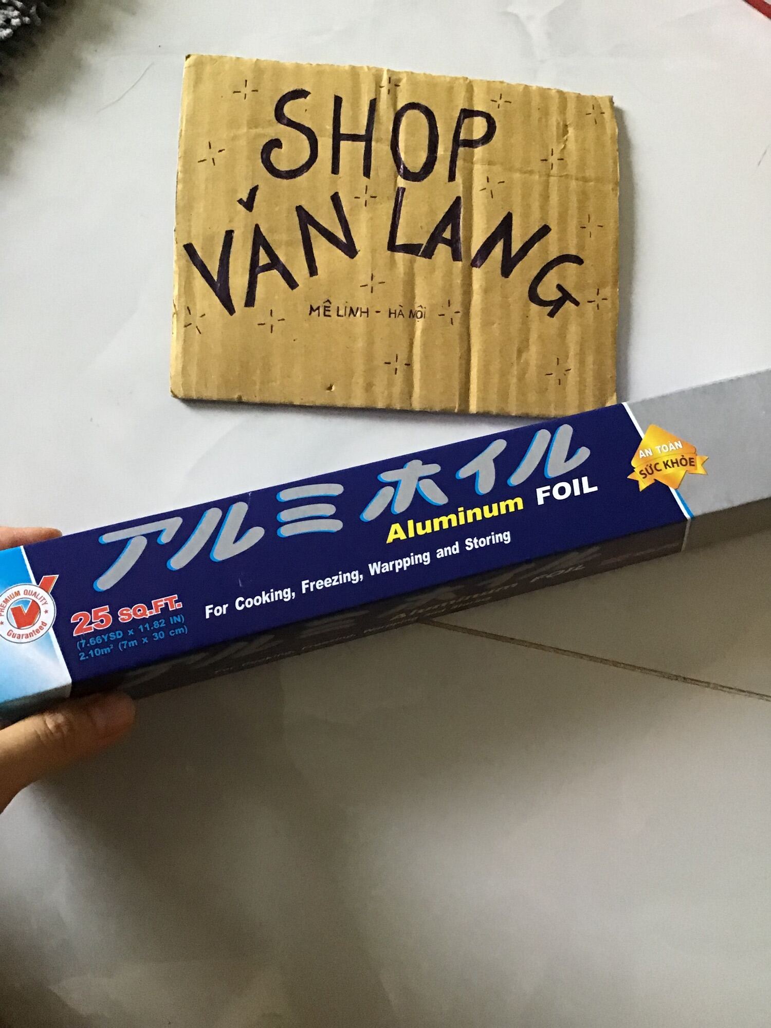 [Free Ship] - Giấy bạc nướng bọc bảo quản thực phẩm 30cm