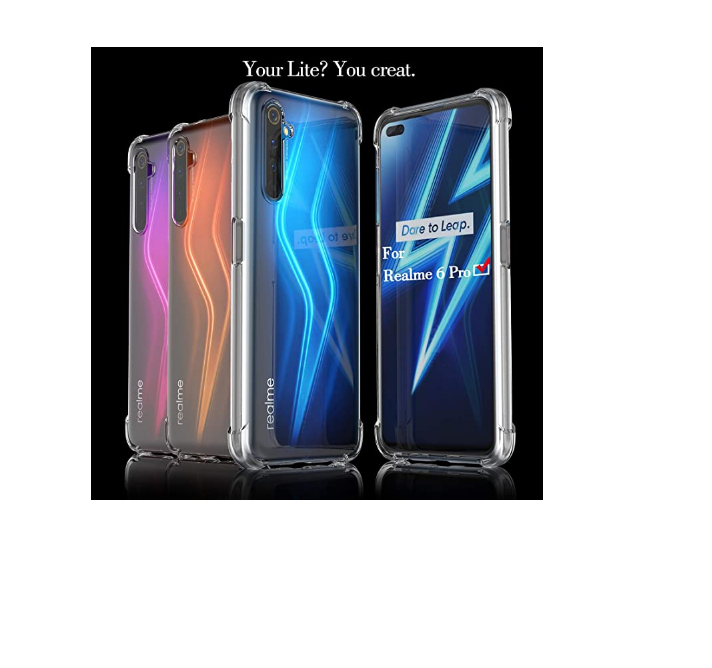 ốp lưng trong suốt chống sốc cho Realme 6 pro