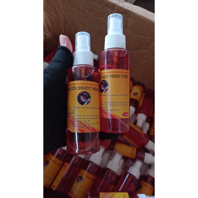 Xịt đuổi chuột - xịt chuột sinh học lọ 100ml
