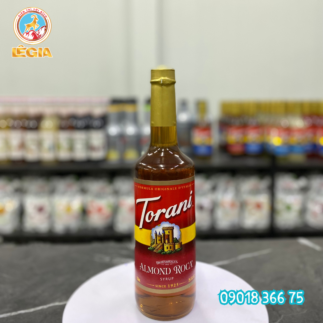 Siro torani hạnh nhân roca 750ml - torani almond roca syrup