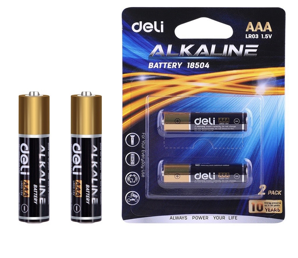 [Bán Chạy] Pin ALKALINE AA (2A), AAA (3A) ( 18501/18500/18504) Vỉ 2 Viên/ 4 Viên.