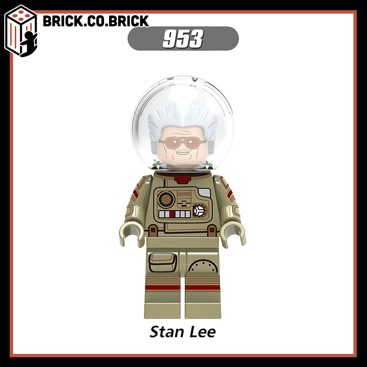 Siêu Anh Hùng Đồ Chơi Lắp Ráp Minifigure Super Hero Marvels Yellow Jacket Stan Lee Pepper Observer X0218