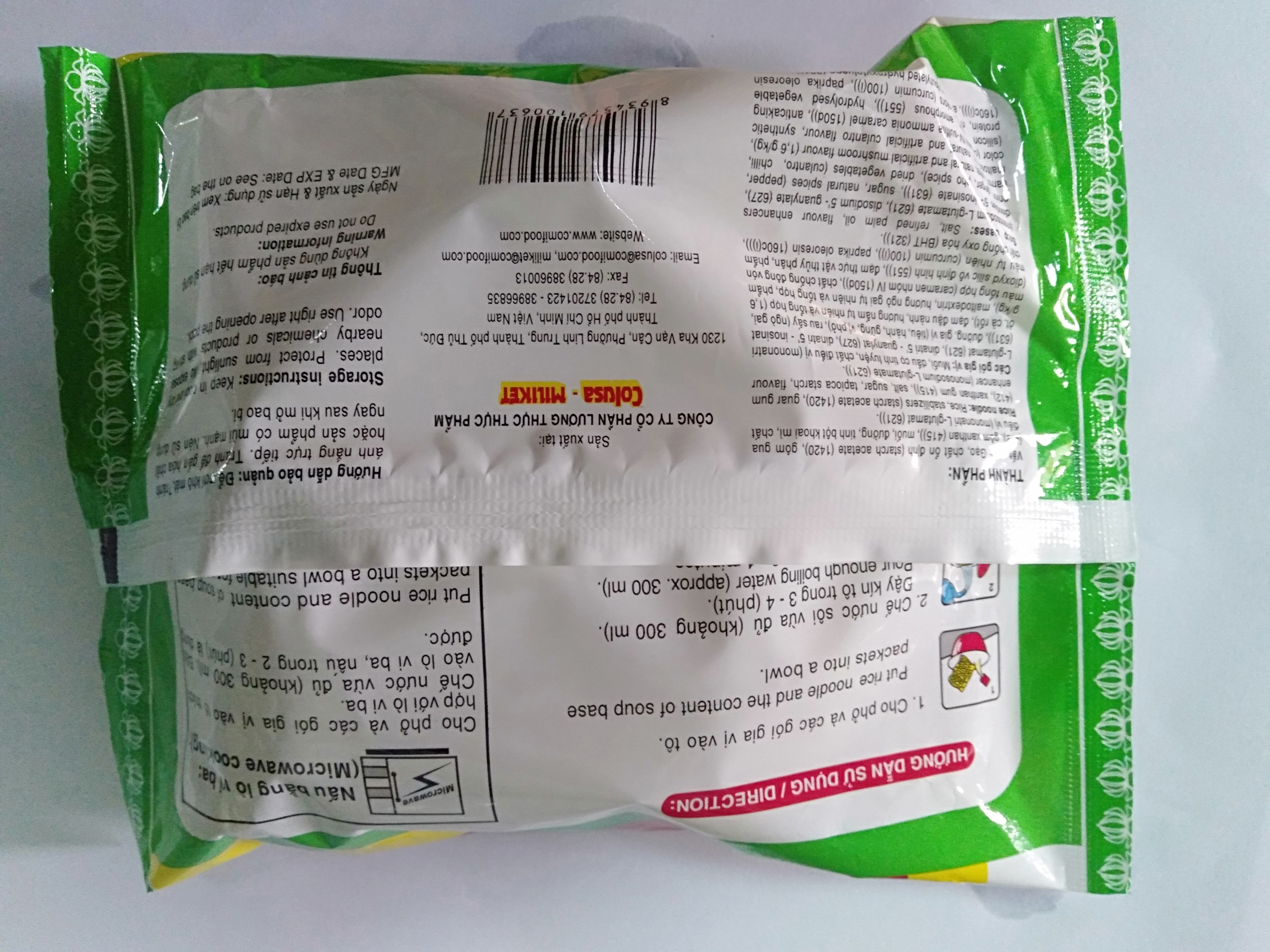 Phở Chay Miliket (thùng 30 gói)