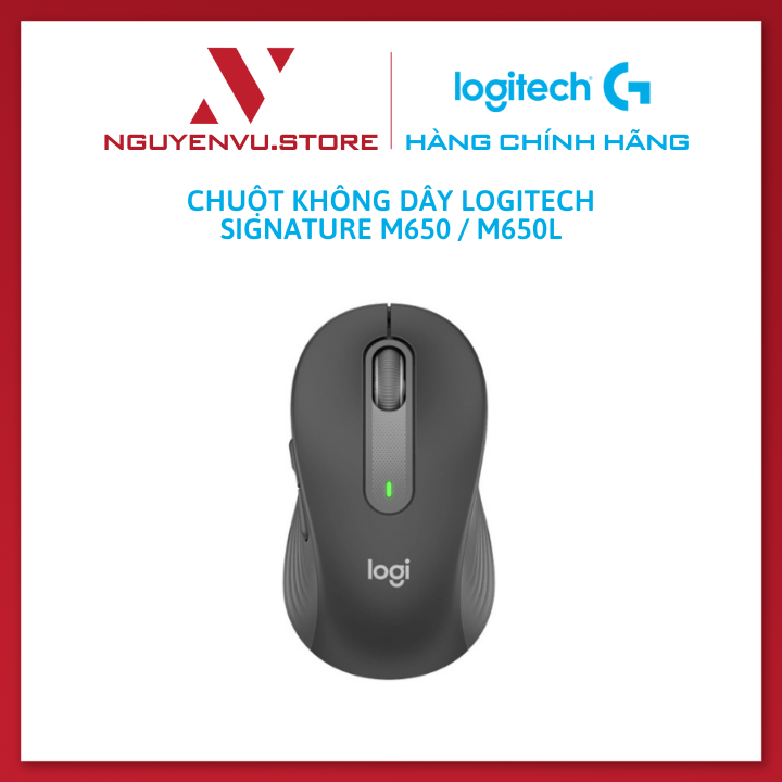 Chuột không dây Logitech SIGNATURE M650 / M650L Wireless/Bluetooth - Hàng Chính Hãng