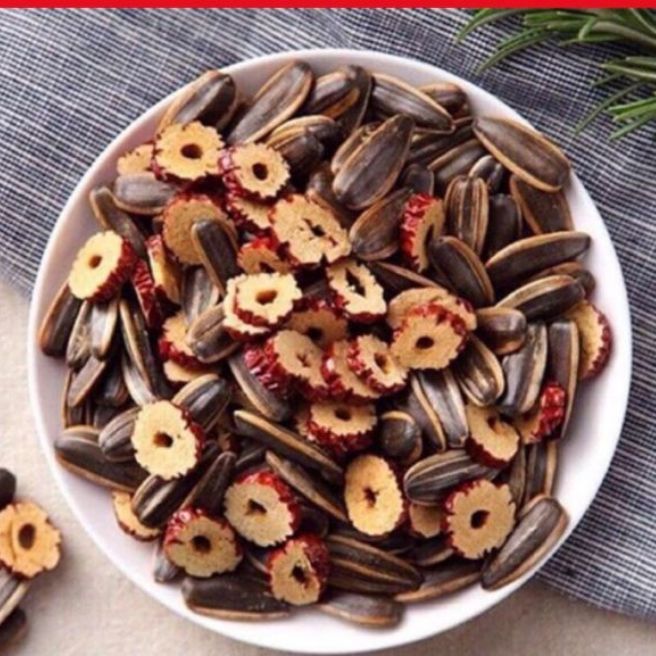sỉ toàn quốc 1kg hạt hướng dương mix vị táo đỏ
