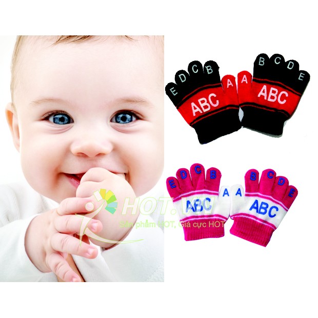 Bao tay len trẻ em ABC
