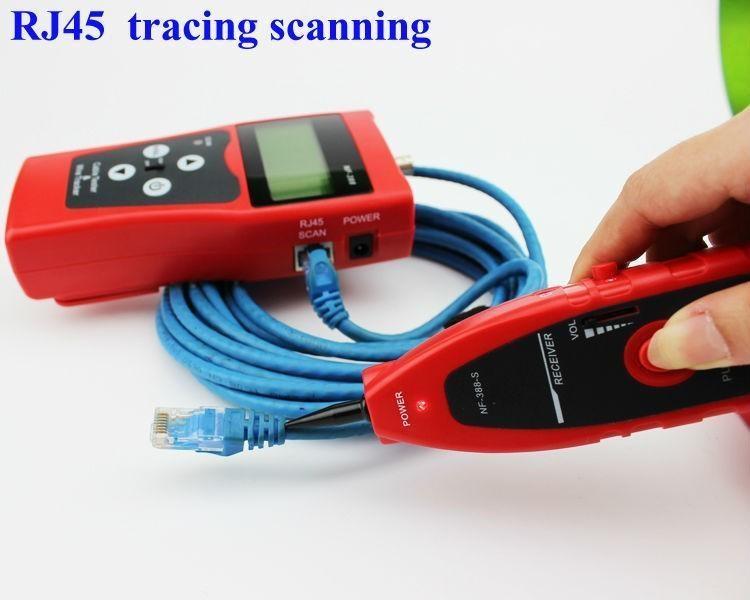 Máy test mạng NF-388 đo số mét cáp (Đỏ)