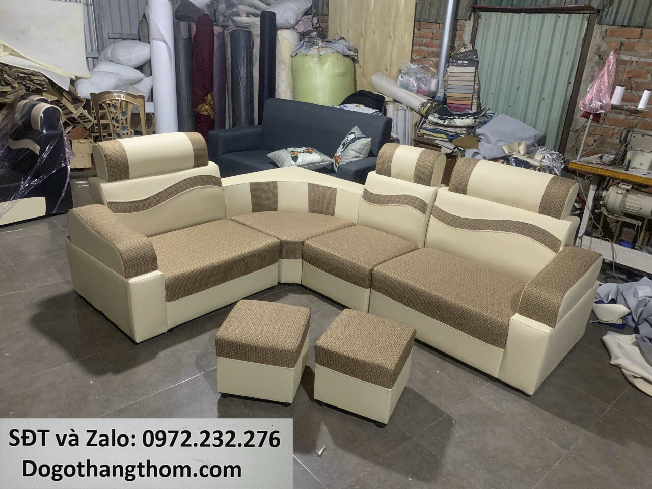 Ghế sofa phòng khách ghế da