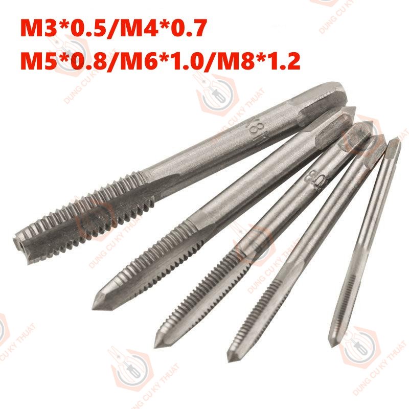 Tay quay taro tự động M3-M8 bộ taro tạo ren - Tay quay mũi taro ren _