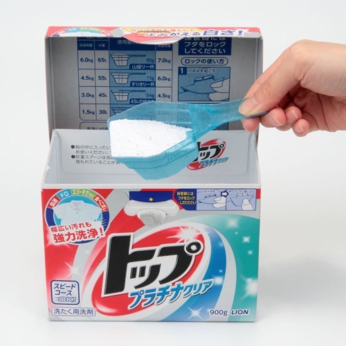 Bột giặt Top Platinum Clear 900g Nhật Bản