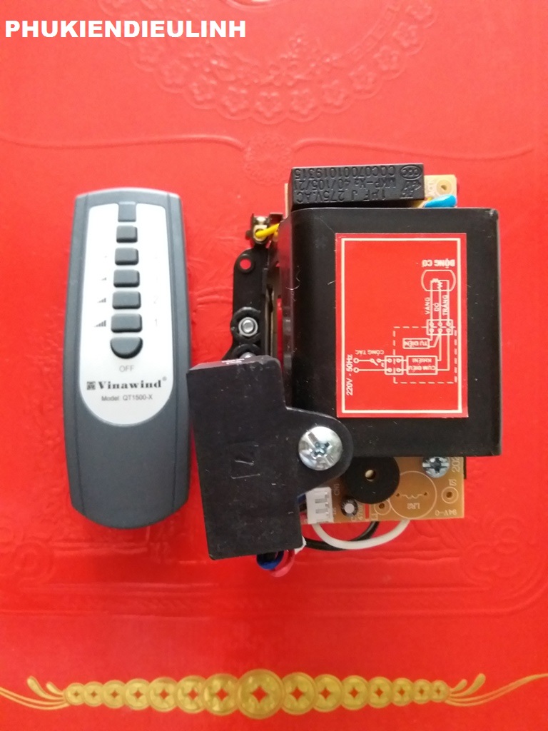 BỘ ĐIỀU KHIỂN TỪ XA QUẠT TRẦN ĐIỆN CƠ THỐNG NHẤT.VINAWIND CHÍNH HÃNG