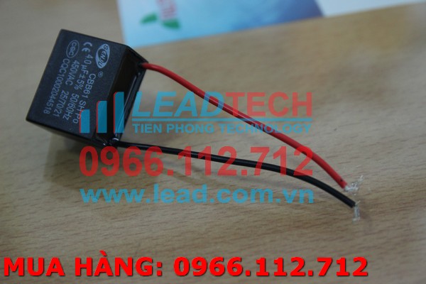[HCM]Tụ điện CBB61 4uF ±5% 450VAC Dây cắm