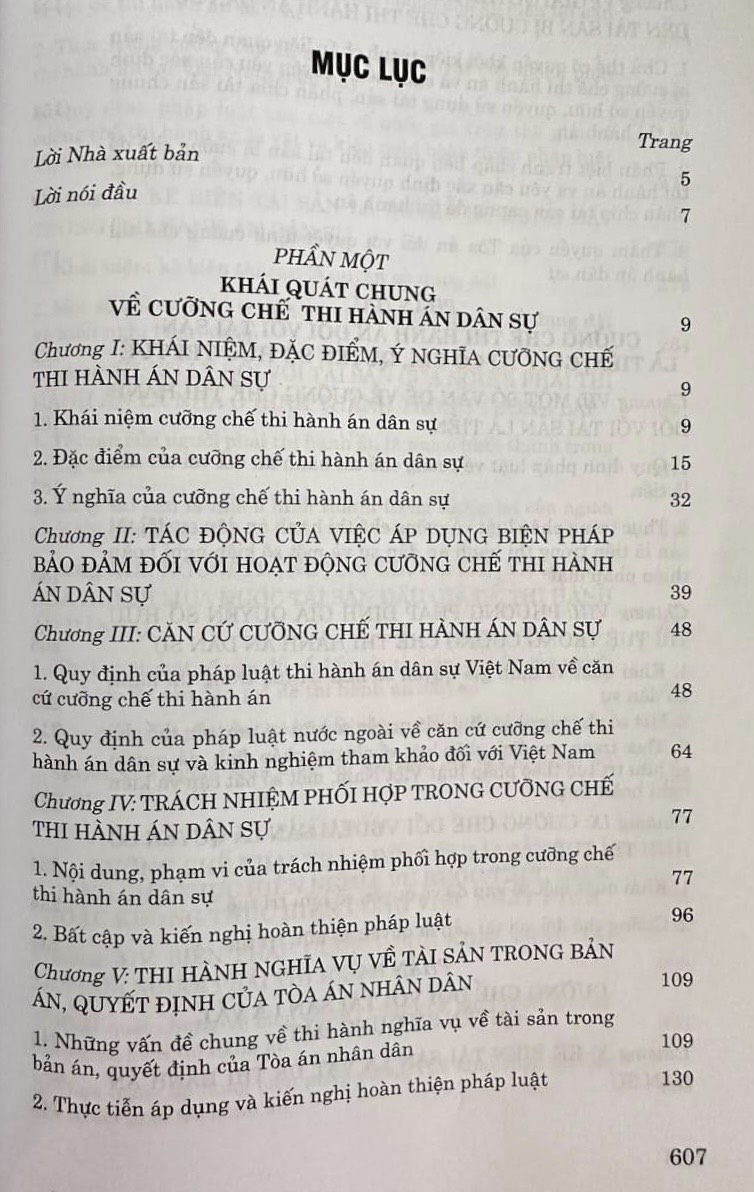 Pháp luật về cưỡng chế Thi hành án dân sự