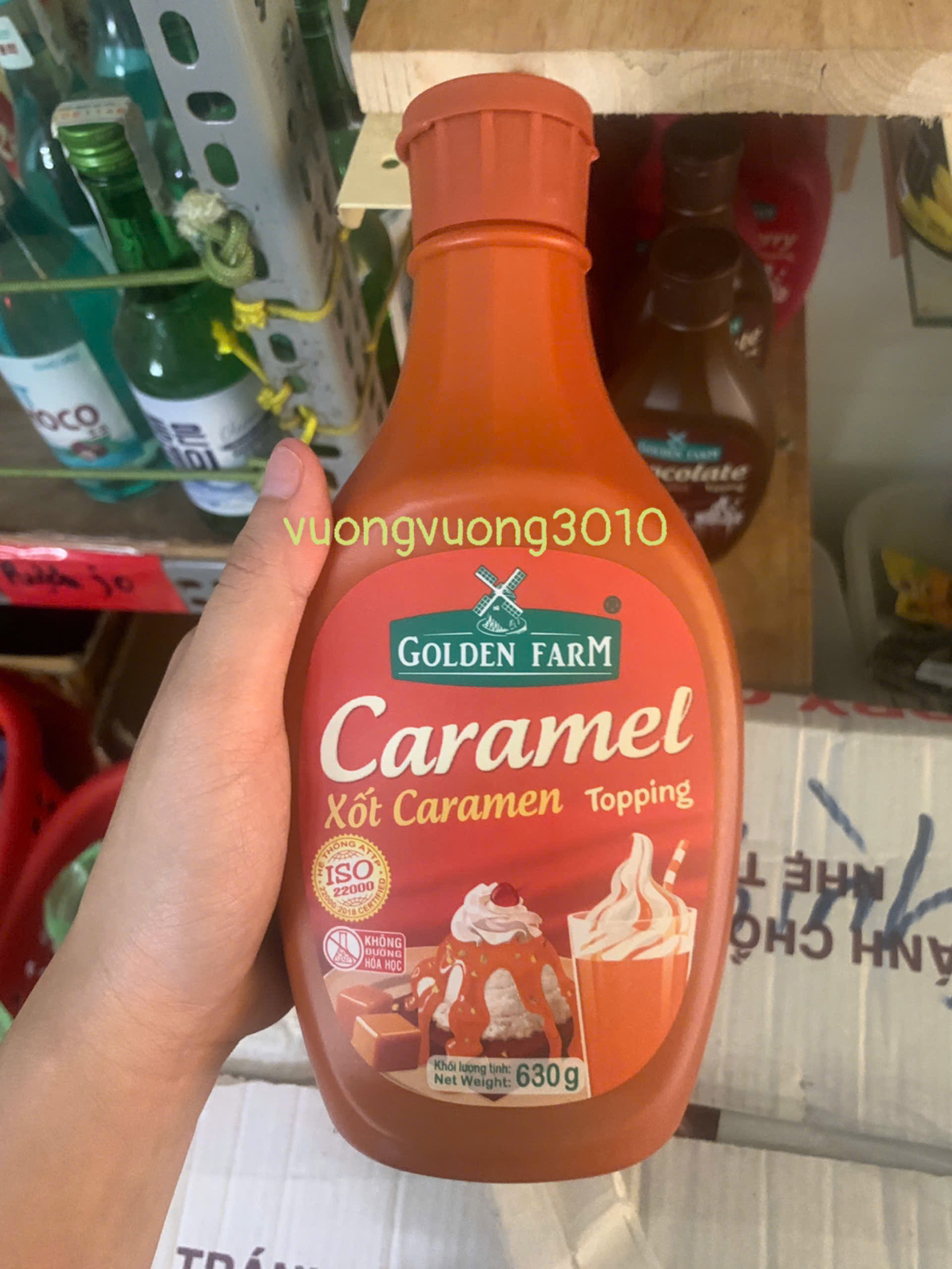Sốt Golden Farm chai 630g