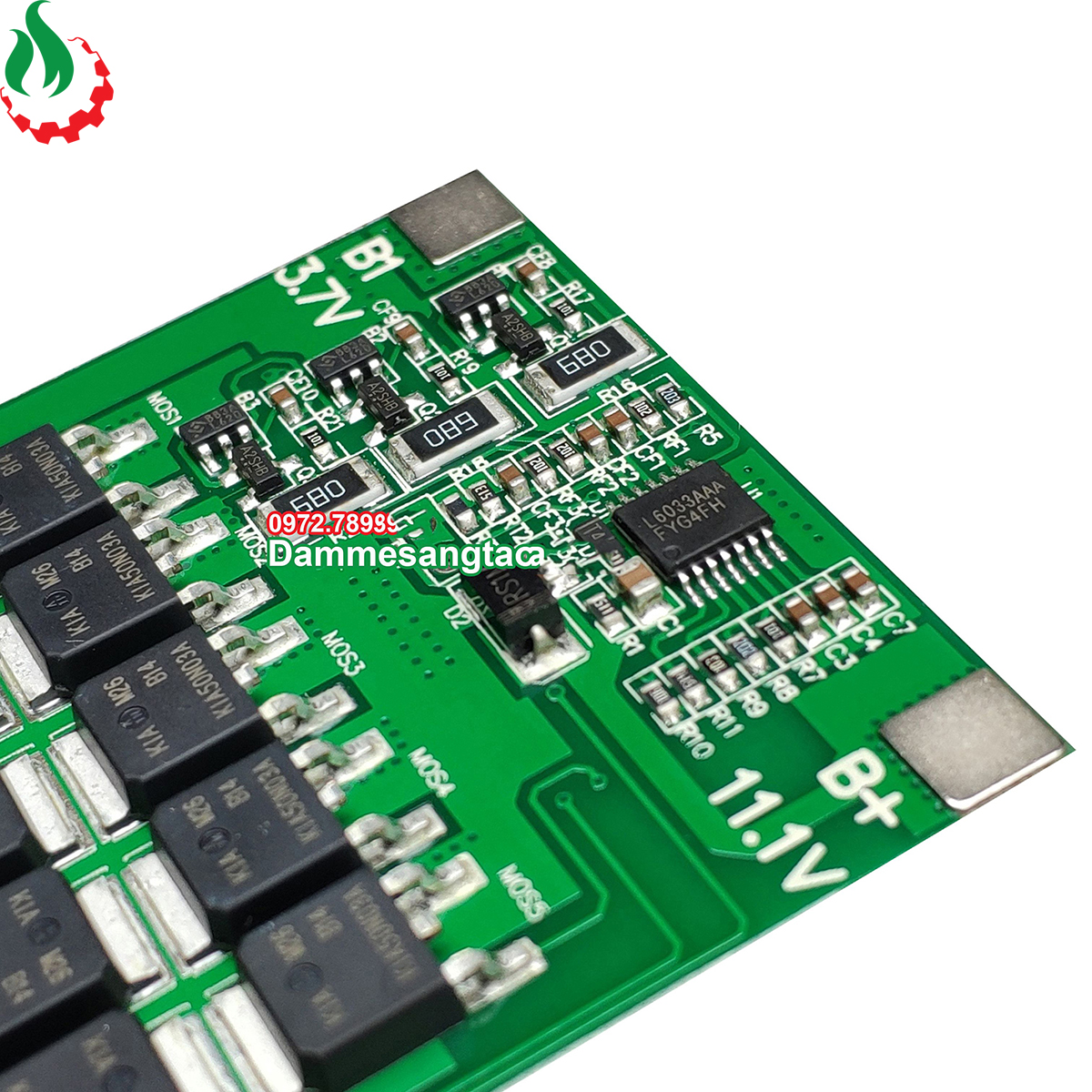 Mạch 3S 12V 30A BW bảo vệ pin Li-ion 3.7V