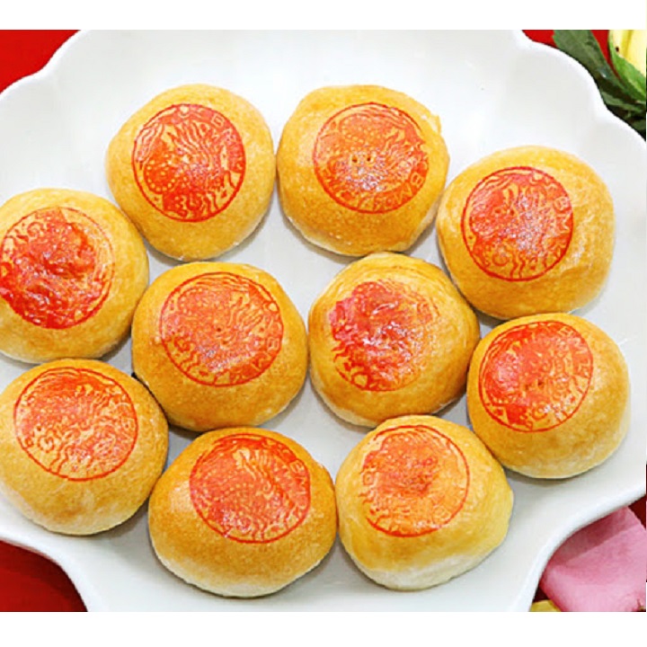 [HCM][1hộp] Bánh Pía mini nhân đậu xanh sầu riêng (5 cái) 140gr