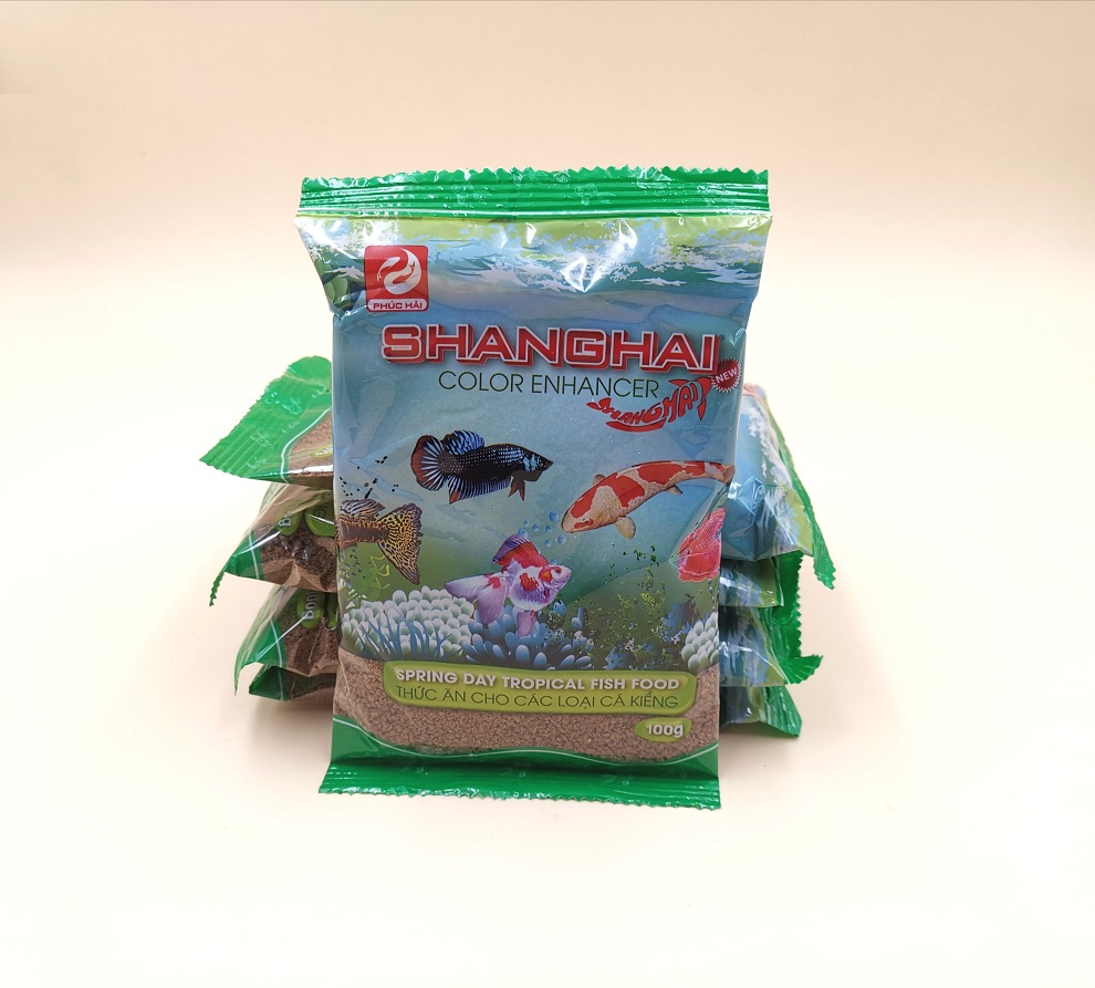 Combo 2 gói cám Shanghai hạt mịn (2 túi 100g)