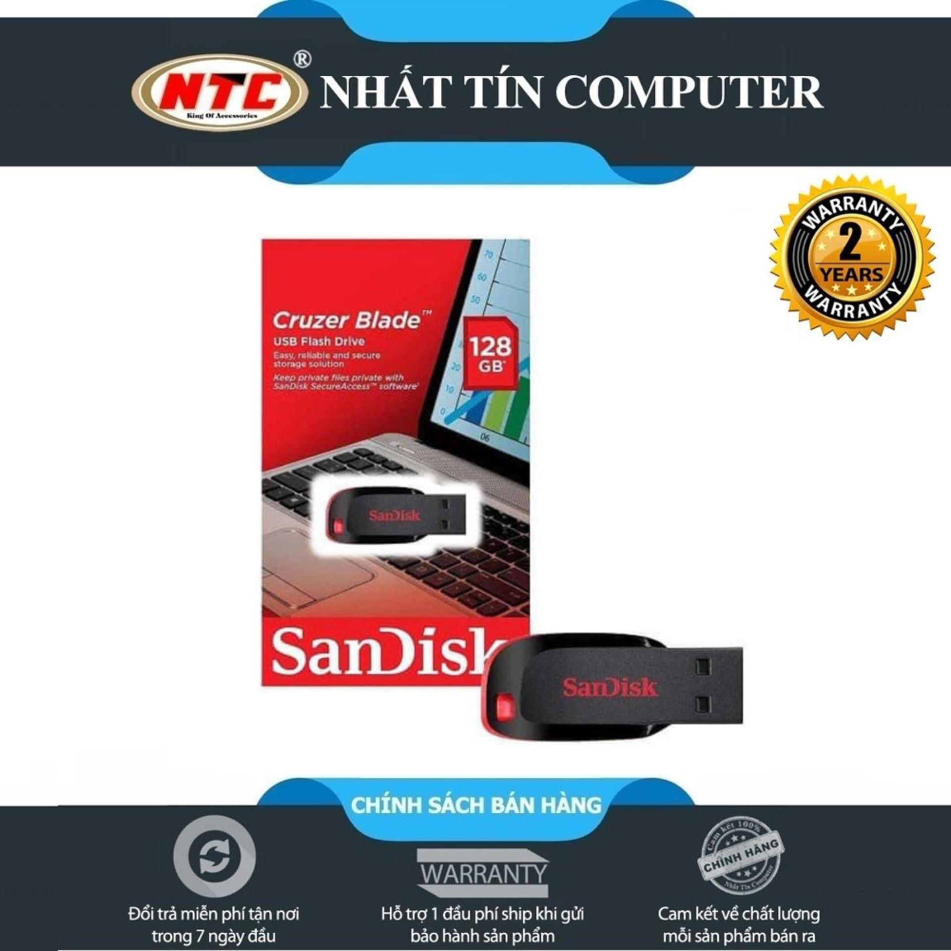 Usb sandisk cruzer blade cz50 128gb