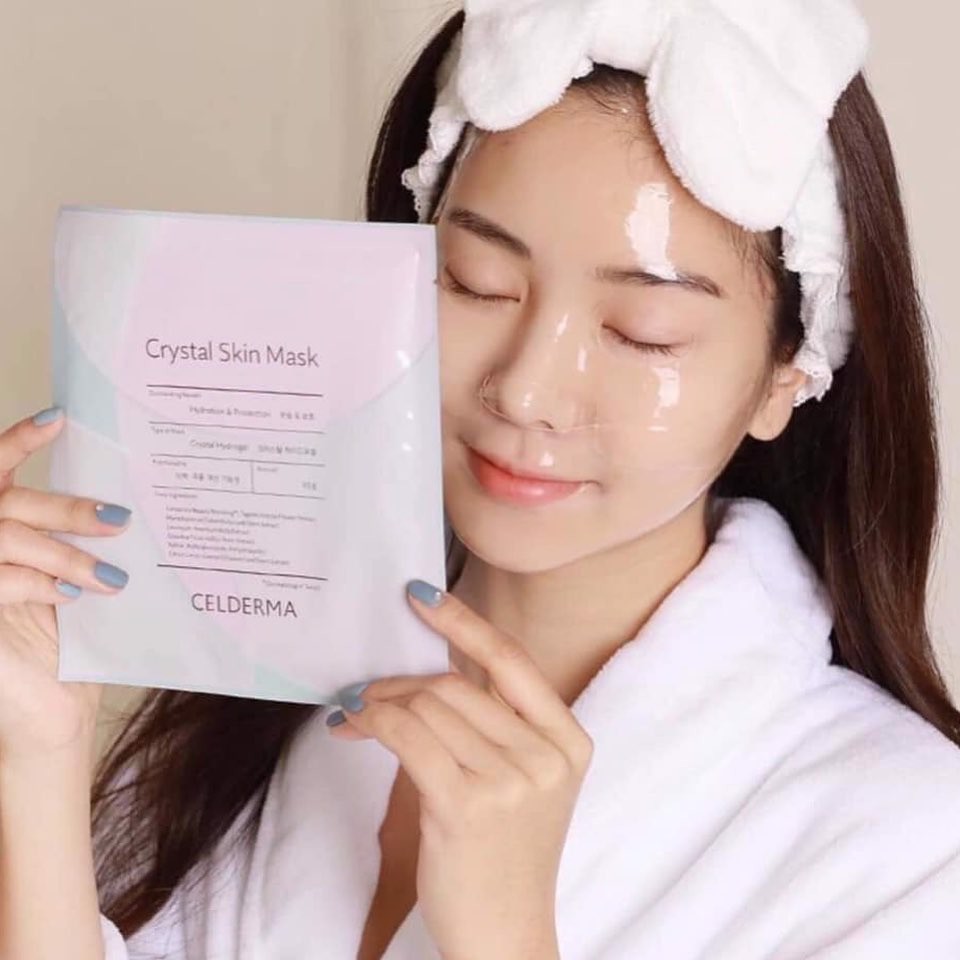 Mặt nạ thạch sinh học Celderma Ninetalks Hydrogel Mask