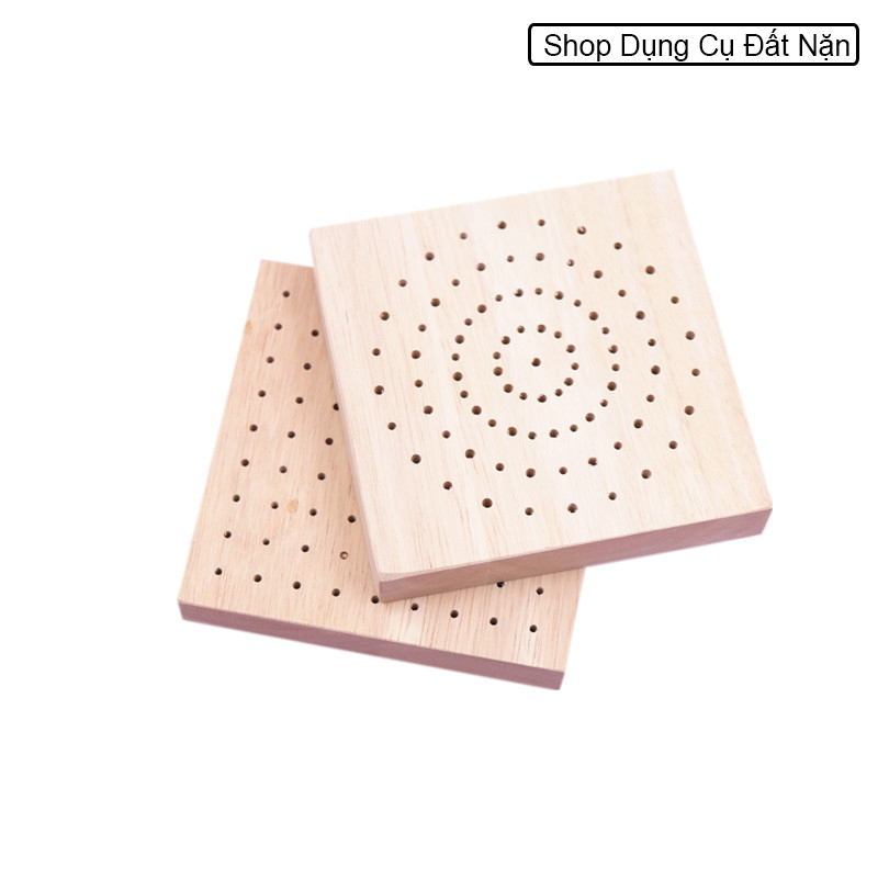 Đế gỗ đục lỗ, dụng cụ tạo hình đất sét