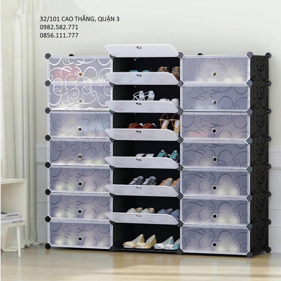 TỦ GIÀY_KỆ GIÀY 21 NGĂN SIZE LỚN, CHỨA ĐƯỢC 42 ĐÔI GIÀY NGƯỜI LỚN , TỦ GIÀY LẮP GHÉP SIÊU ĐẸP , SIÊU BỀN, GIÁ TỐT HÀNG NHẬP LOẠI 1