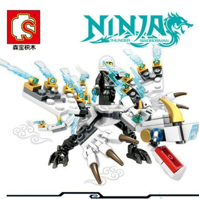 Lego senbao ninja rồng 8600 - 8603.