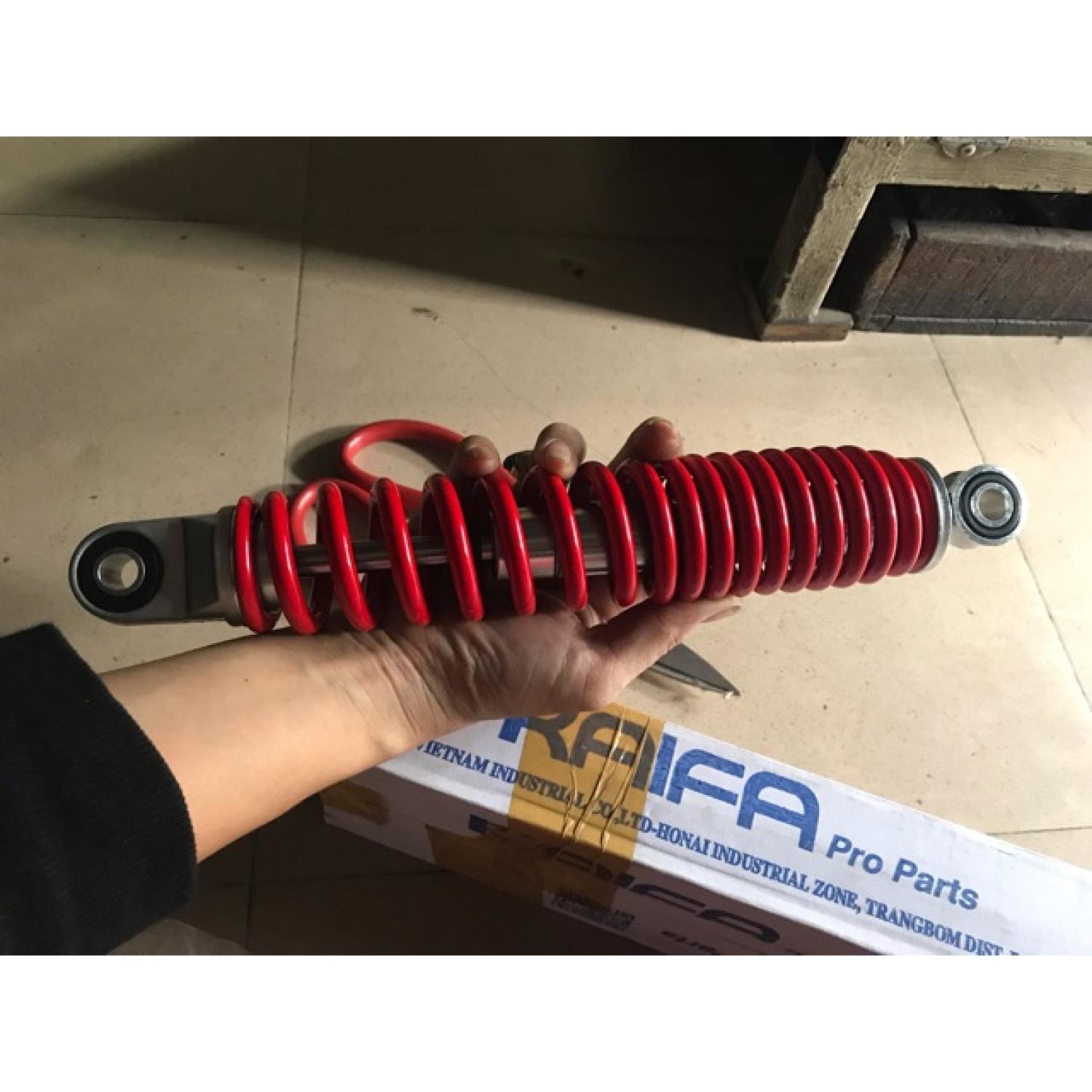 Phuộc nhún giảm xóc sau - sirius hiệu kaifa din , màu đen, màu đỏ