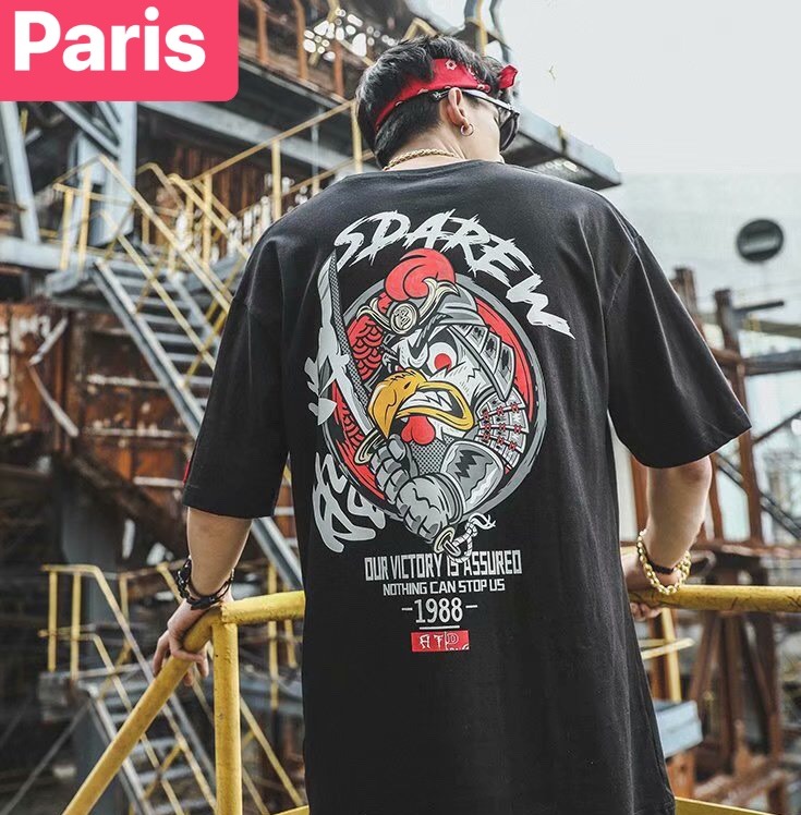ÁO THUN NAM NỮ CON KÉT PHOM FORM RỘNG HOT HÀN QUỐC SÀNH ĐIỆU MẠNH MẼ VẢI DÀY MIN 2023 - PARIS FASHION MỚI