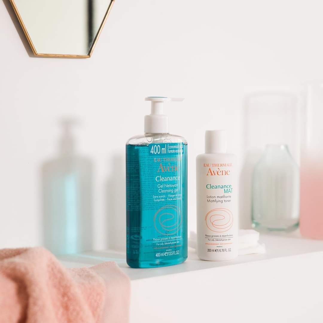 Sữa rửa mặt avene cleanance cleansing da dầu mụn gel