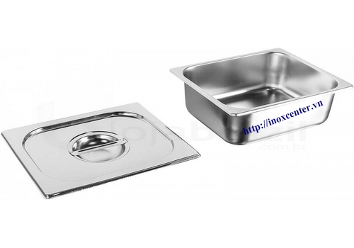 [HCM]Khay Buffet 1/2 inox cao cấp