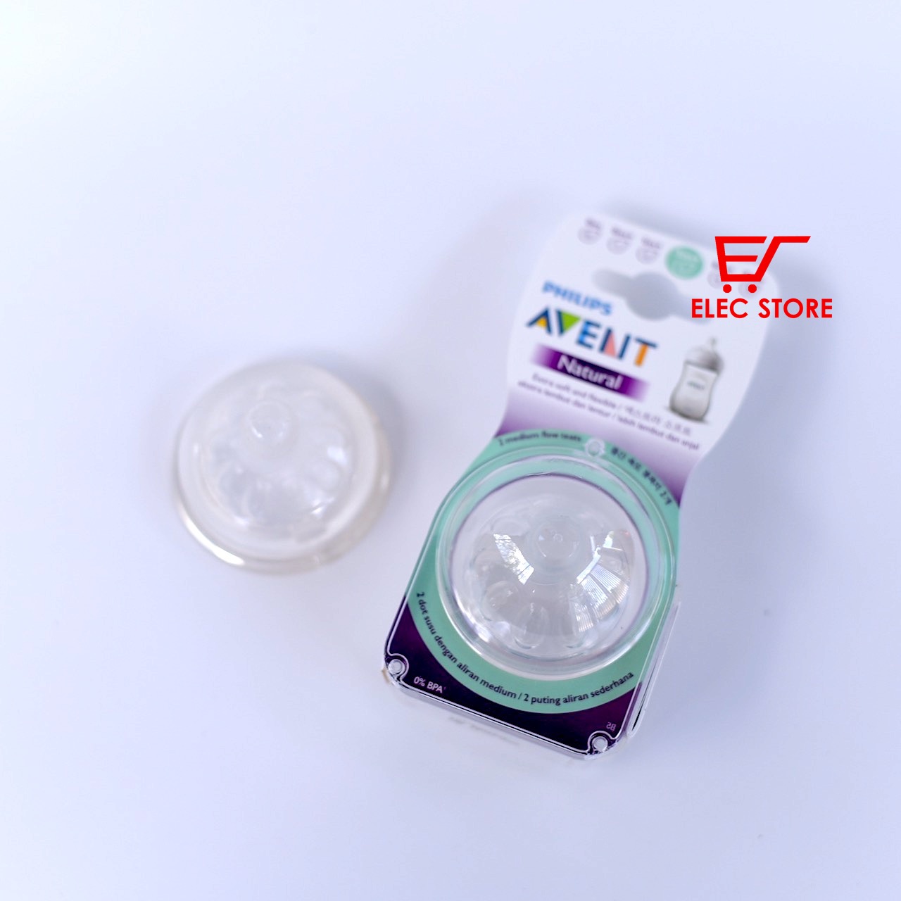 Núm ti Philips AVENT Natural số 3 [Cho bé từ 3 tháng+]