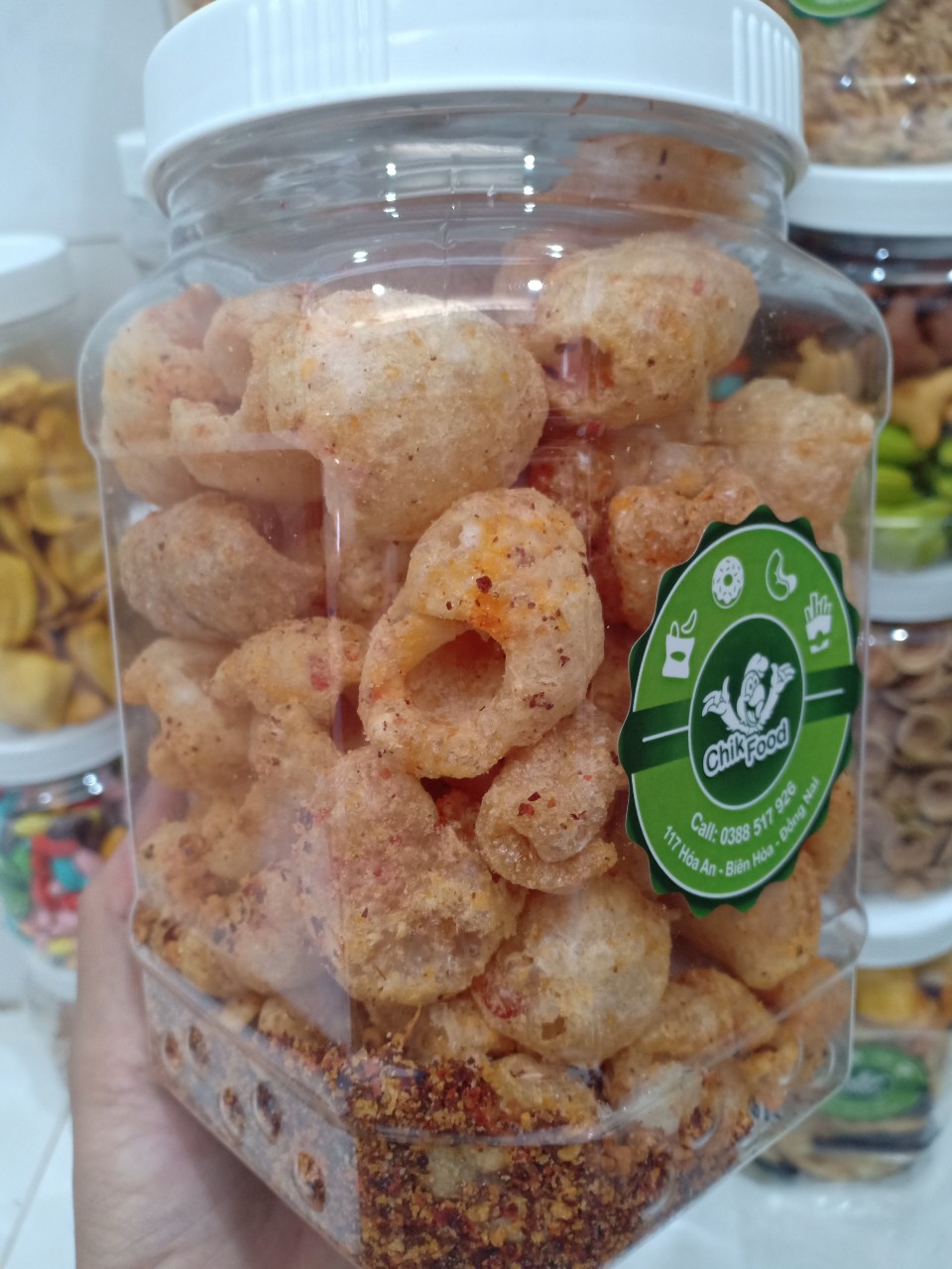 220gram Da Heo Tỏi Ớt- chik food