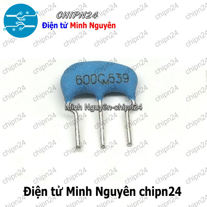 [3 con] (K340) Thạch anh 3 chân 6M (dùng cho máy giặt, điều hòa 6MHz) - HH006055