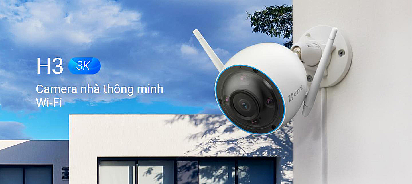 CAMERA EZVIZ H3 5MP , H3 3K KẾT NỐI WIFI