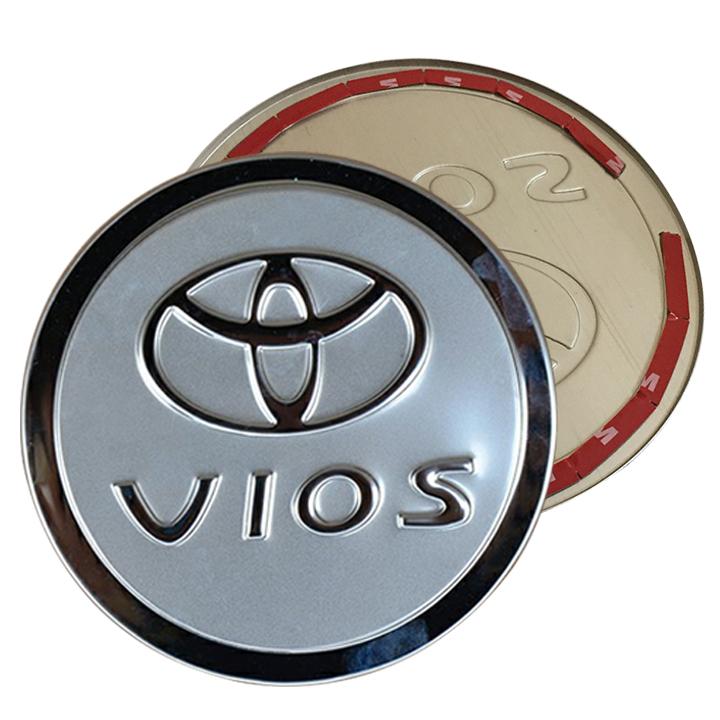 Ốp nắp bình xăng trang trí bảo vệ chống xước xe ô tô Toyota Vios 2014-2016