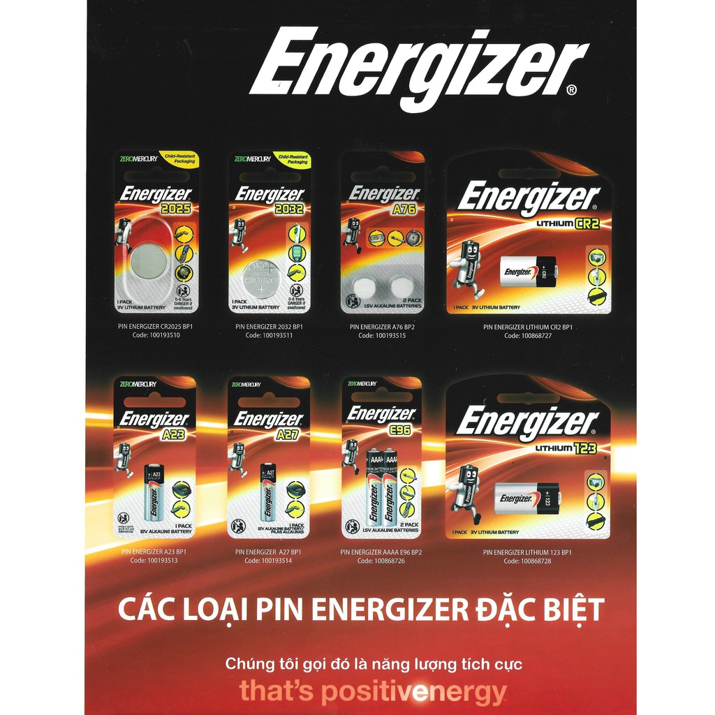 PIN ENERGIZER SPECIALTY 2032_3 VOLT vỉ 1 viên - Hàng chính hãng