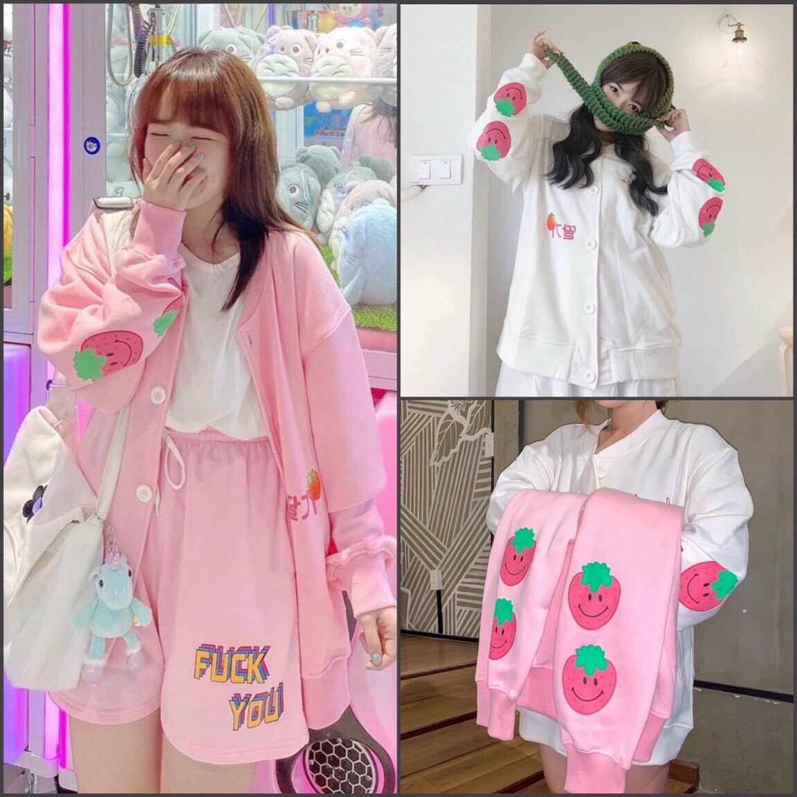 [HCM]Áo cardigan gài nút nữ form rộng chất nỉ thời trang thu đông CD04