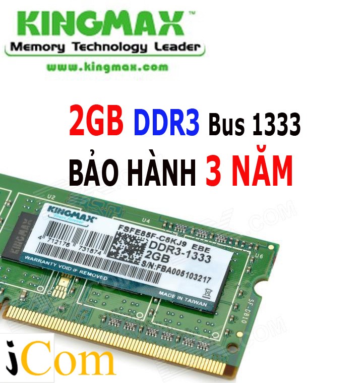 RAM 2GB DDR3 1333 Kingmax